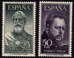 stamp 1124/1125 Spain. LEGAZPI AND SOROLLA                EC21124c_1124_1125