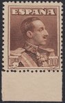 Stamp 323 SPAIN ALFONSO XIII "TYPE VAQUER" YEAR 1922/930      EC10323a_323ec