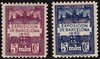 Stamps 7/8 BARCELONA CITY COUNCIL. Year 1930                     EAY0007b_7_8