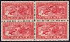 Stamp 679 in Block of four. SPAIN. Year 1933. 20 c. carmine. Angel and horses         EC10679c_679