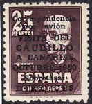 stamp 1083 Spain. WITHOUT CONTROL NUMBER.VISIT OF CAUDILLO TO CANARIAS.  .EC21083c_1083