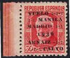 Stamp 741 SPAIN. 1936. Manila-Madrid flight. 30 CENT. Red                             EC10741a_741