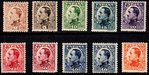 Stamps 490/498 + 497A SPAIN. Year 1930-1931. ALFONSO XIII. Type Vaquer         EC10490a_490_498_497A