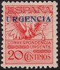 Sello 591A ESPAÑA. PEGASO. URGENTE. Año 1930. 20 c rosa(A)             EC10591b_591A