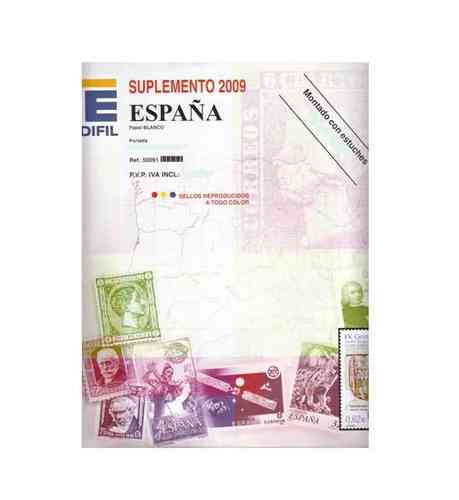 Sheets 2009 SPAIN. JOHN CARLOS I. EDIFIL SHEETS COMPLETE mounted    MED0027a_ED