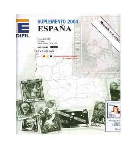 Sheets 2004 SPAIN. JOHN CARLOS I. EDIFIL SHEETS (stamps, Block sheets) mounted    MED0022b_ED