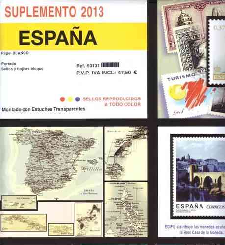 Sheets 2013 SPAIN. JOHN CARLOS I. EDIFIL SHEETS (stamps, Block sheets) mounted          MED0031b_ED