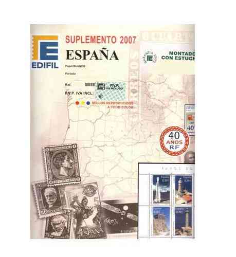 Sheets 2007 SPAIN. JOHN CARLOS I. EDIFIL SHEETS (stamps, Block sheets) mounted          MED0025b_ED
