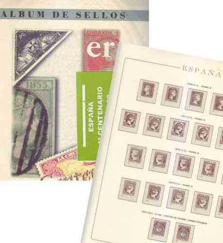 Hojas para sellos MED0001a_1850- 1938olegario