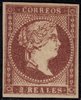Stamp SPAIN nº 50. 2 violet REALES. Isabella II    Sello ESPAÑA nº 50. 2 R               ECL0050b_50
