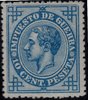 stamp 184 Spain ALFONSO XII . War Tax Stamp                       ECL0184a_184