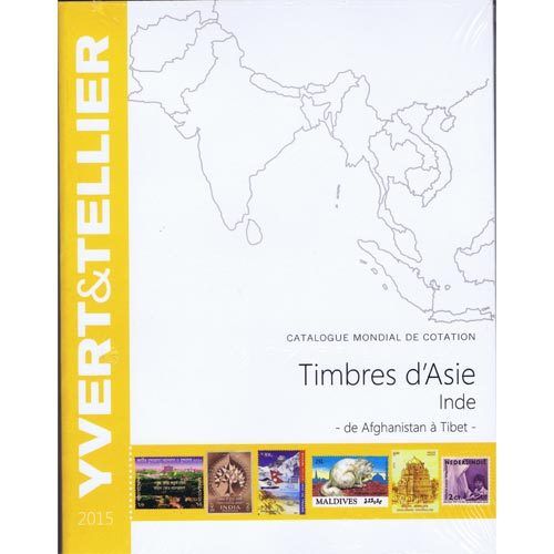 Catálogo YVERT ET TELLIER Asia-India (Afganistán A Tibet) 2024.