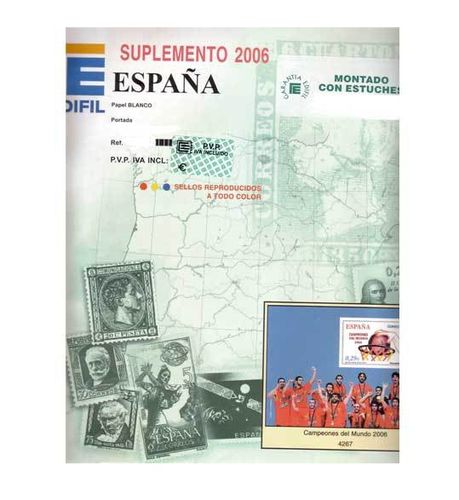 Hojas 2006 ESPAÑA. JUAN CARLOS I. HOJAS EDIFIL (sellos, hojas Bloque) montadas          MED0024c_ED