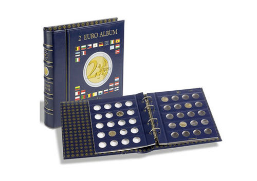 Album  para monedas de 2 Euros conmemorativas (+ 4 hojas ) Leuchtturm Vista. MNA0002e_341017