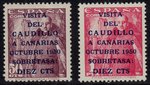 sellos 1088/1089 España. 1951. Visita del Caudillo a Canarias             EC21088c_1088_1089