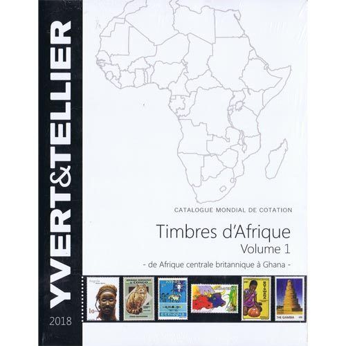 YVERT ET TELLIER Africa VOLUMEN I (Africa Central a Ghana) 2018.          MFC0003a_YVERT2018