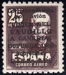 Sello 1090 España.CON Nº DE CONTROL. VISITA DEL CAUDILLO A CANARIAS EC21090g_1090