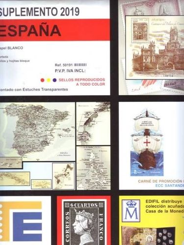 Sheets 2019 SPAIN. FELIPE VI. EDIFIL SHEETS (stamps, Block sheets) mounted           MED0037a_ED2019