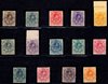 Stamps 267/280 SPAIN. Year 1909-1922. Alfonso XIII. Medallion            EC10267c_267_280