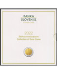 Coins Slovenia 2022. Euros in official wallet                                  EE0001a_2022ESLOVENIA