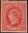 Sello 64 España. 1864. ISABEL II. 4 CUARTOS rojo sobre salmón ECL0064b_64