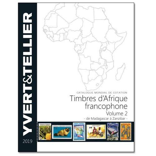 Catalogue YVERT. AFRICA FRANCOPHONA VOLUMEN II (I-Z) ED. 2019              MFC0003abc_yvert2019
