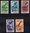 TANGER stamps nº 12/16 BENEFICENCIA. YEAR 1941 CTA0174a_B12_B16