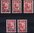 Stamps 782/786 SPAIN. MONTSERRAT WITH HABILITATION - YEAR 1938 EC10782g_782_786