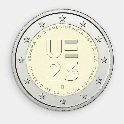Moneda 2 EUROS 2023 España (Presidencia Española Consejo de la Unión Europea) S/C     2E0001a_2023UE